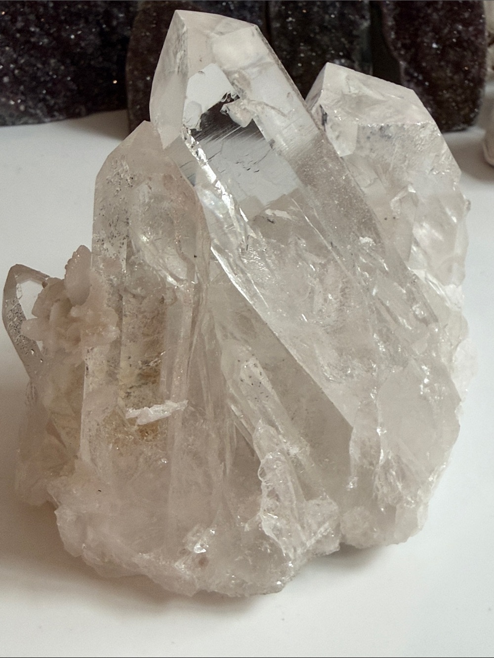 Beautiful Natural clear quartz cluster specimen from Brazil Natural Decor - Picture 11 of 12